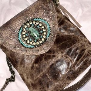 Leather Rock USA crossbody